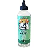 All Natural Pet Ear Cleaner for Dogs and Cats | Eucalyptus & Aloe Vera Cleaning Treatment for Ear Mites Yeast Infection Fungus & Odor | Gentle Solution Cleanser for Ears - 1 Bottle 8oz (240ml)