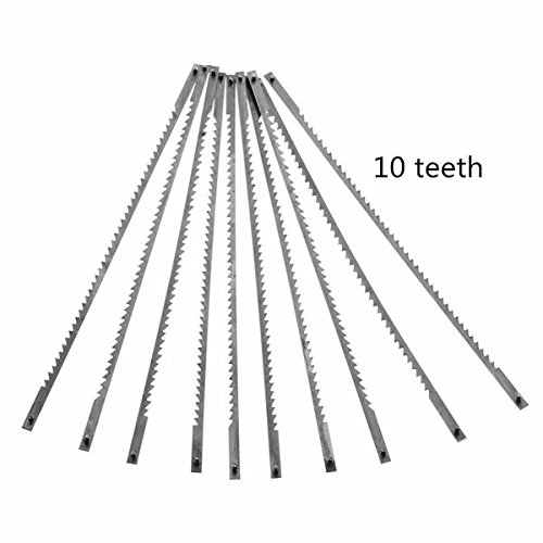 12pcs 132mm 10/15/18/24 Scroll Saw Blades Pin Ends Scroll Saw Sanding