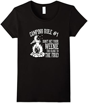 Women's camping ruke #1 tee shirt XL Black