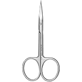 STALEKS Classic 31 Nail Scissors, Straight Blades, Short Handles | Home manicure nail scissors with elongated, thickened straight blades without bend for thin and medium-hard nails;