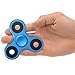 The Anti-Anxiety 360 Spinner Helps Focusing Fidget Toy [3D Figit] Tri-Spinner EDC Focus Toy for Kids & Adults - Best Stress Reducer Relieves ADHD Anxiety Boredom Metal Bearing (Blue)