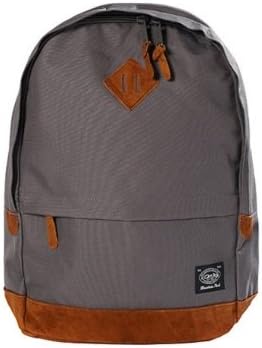 The Fabrica Classic Daypack Laptop School Bag For Men Women Girls And Boys, Waterproof Hiking Backpack With 2 Pockets Mesh Pouch For Stuffs, Bonus Message Card For Gift (Neat Grey)