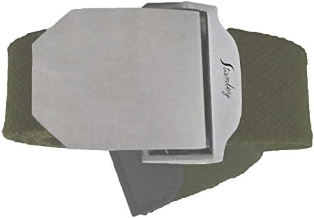 Belt Canvas Web With Free Gift Bag, Adjust to 40 In, Green