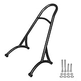 Senkauto Short Sissy Bar Backrest For Harley Sportster Iron XL 1200 883 2004-2016 Black