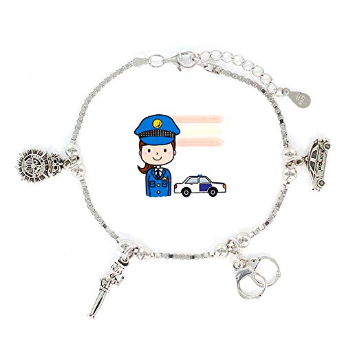 Eres lo mas mujer You are The Most Woman Silver Police Women's Jewellery Bracelet