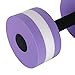 Aolvo Water Aerobics Dumbbells, Water EVA Foam Barbells Exercise Hand Bars Pool Resistance Exercises Equipment for Training Yoga Fitness Improve and Pool Sports Women/Men,Set of 2