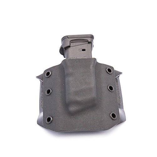 Ronin Single Mag Pouch for Glock 9/40 Black (Right Handed Shooter (left hip))