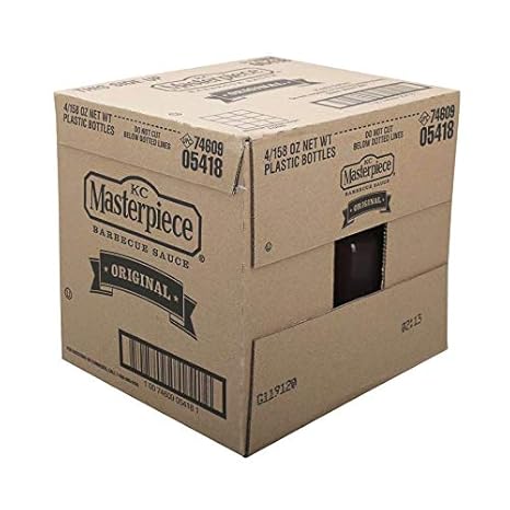 Amazon Com K C Masterpiece Original Barbecue Sauce Gluten Free 158 Oz 4 Count Grocery Gourmet Food