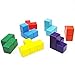 AlleTechPlus Soma Cube Wood Tetris Puzzle Box 7 Colorful Bricks Cube Stacking Blocks Games with A Carry Bag