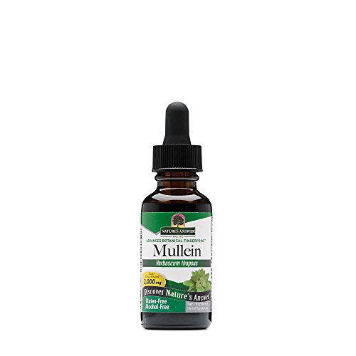 Nature's Answer Alcohol-Free Mullein Flower Ear Oil Topical Formula, 1-Fluid Ounce