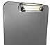 Trade Quest Plastic Clipboard Opaque Color Letter Size Low Profile Clip (Pack of 6) (Gray)