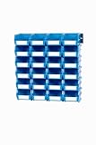 Triton Products 3-220BWS LocBin 26 Piece Wall Storage Unit with 7-3/8 Inch L x 4-1/8 Inch W x 3 Inch H Blue Interlocking Poly Bins, 24 CT, Wall Mount Rails 8-3/4 In. L with Hardware, 2 pk