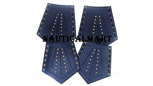 Medieval Leather Arm and Leg Guard Protective Armor By Nauticalmart