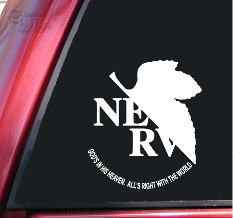 Neon Genesis Evangelion NERV Vinyl Decal Sticker (6