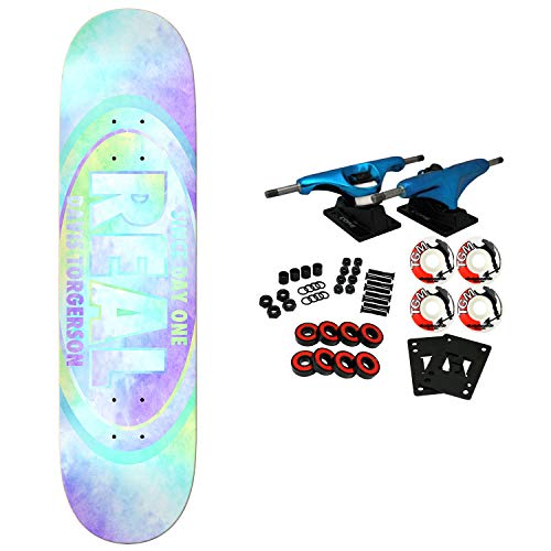 Real Skateboard Complete Davis Watercolor 8.25"