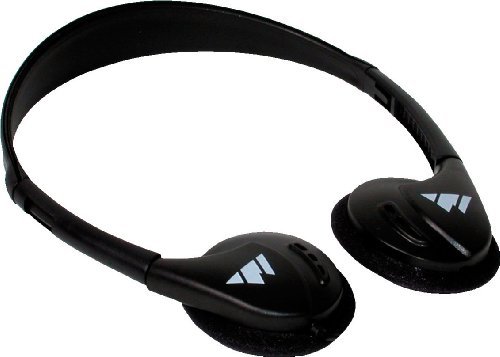 Williams Sound HED 021 Deluxe Folding Headphones, Adult size, Mild and low gain hearing loss rating, 100 mW Max Power Input, Sensitivity 110 dB @ 1kHz, 30mm Driver Size