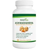 Herbavites Ashwagandha Capsules 1300mg. Pure &amp; Chemical Free Extract from Organic Ashwagandha Roots. Mood and Sleep Enhancer for Positive Physiological Function.