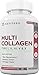 Best Multi Collagen Peptides Protein Pills Type I, II, III, V, X - Hydrolyzed Collagen Capsules for Women and Men for Anti-Aging, Hair, Joints and Bones - 90 Collagen Supplements 1500 mg