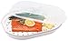 Prep Solutions by Progressive Microwavable Fish and Veggie Steamer, Steam Vent, Vegetable Steamer, BPA FREE, Dishwasher Safe