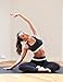 icyzone Women's Activewear Fitness Moving Comfortbal Racerback Sports Bras (M, White Cross Back)