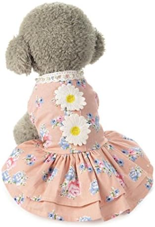 Axchongery Dog Dress, Funny Pet Bow Tutu Vest Lace Puppy Skirt Cat Princess Doggy Clothes