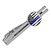 GRAPHICS & MORE Thin Blue Line American Flag Round Tie Bar Clip Clasp Tack Silver Color Plated