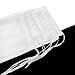 DEPEPE 5pcs Media Filter Bags Reusable Fine Mesh Drawstring Bags