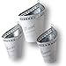 National Tree Company Wall Planter Décor | Includes Hanging Loops | 3-Piece Assorted Tin Pot Set