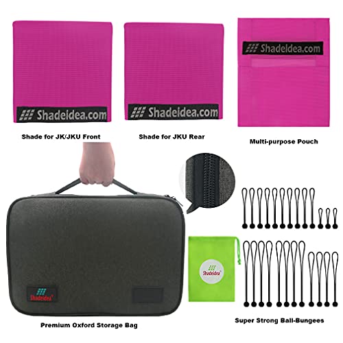 Shadeidea Sun Shade for Jeep Wrangler JK Unlimited (20072018) 4 Door