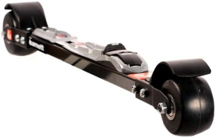 RCE-ENTRY 650 Roller Ski Classic Training with Bindings, Black, barnett (650)