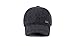 YAKER Men's Winter Warm Woolen Peaked Baseball Cap Hat with Earmuffs Metal Buckle (C Black)