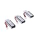 YouCute 3PCS 350mAh Battery and 1to3 Charger for UDI U818A U818G WiFi FPV UDI U845 RC Quadcopter Drone Spare Parts (3 Batteries + Charger)