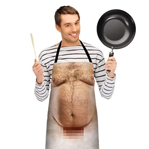 Tumnea Men's Funny Cooking Apron, Polyester, Adjustable, 'Hb 0213', APRON for Men, Kitchen, Grill, Gag Gift