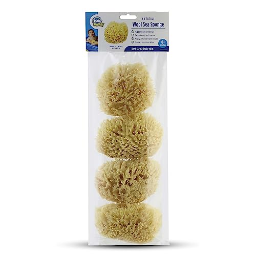 Baby Buddy Natural Wool Sea Sponge, Baby Bath