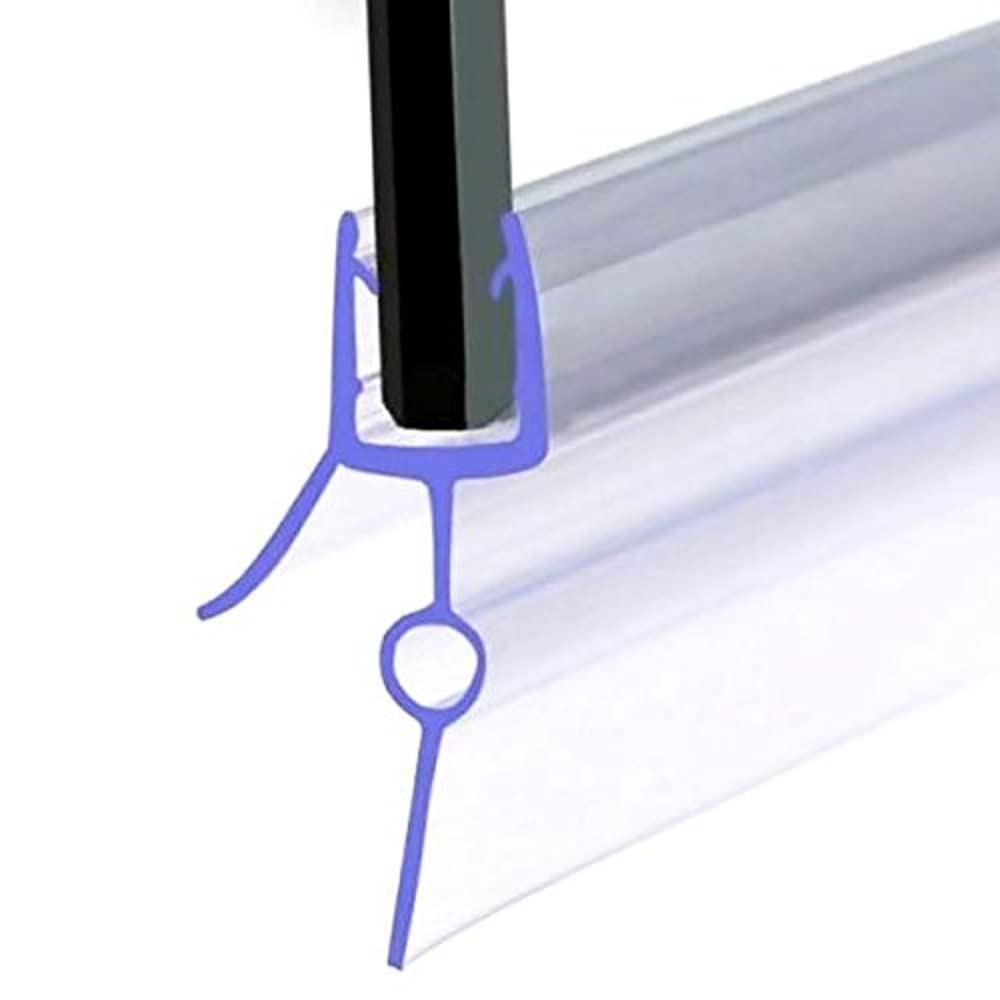 VeeBath Essentials C Type Shower Screen Door Seal for 6 mm Glass Upto 23mm Gap