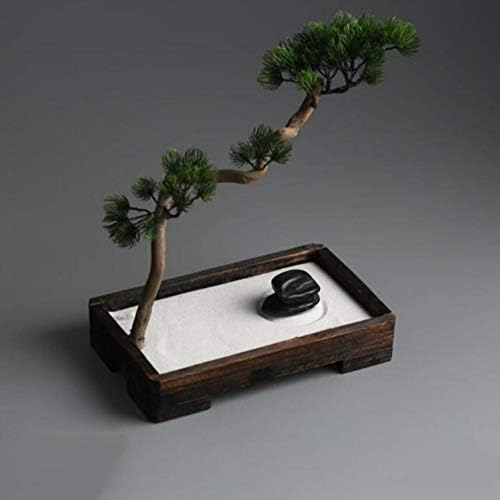 Laogg Zen Garden Dry Mountain Sand Table Decoration Japanese Zen Micro Landscape Study Room Living Room Zen Ornaments Modern Practical Tea Table