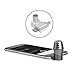 Movo MA200 3.5mm External Smartphone Microphone with Lightning Dongle Clip to Mount Mini Microphone for iPhone 7, 7 Plus, 8, X, XS, XS Max, 11, 11 Pro and Other iOS Devices (Grey)