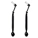 YOEGO Coffee Machine Brush Cleaner Nylon Espresso Machine Brush Coffee Cleaning Tool with Spoon for Coffee Tool Barista Home Kitchen(2 Pack)