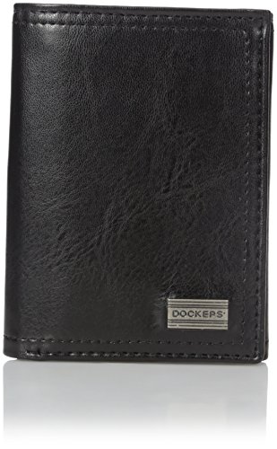 Dockers  Men's  Extra Capacity Trifold Wallet,Monroe Black
