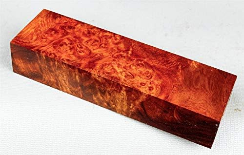 Top Shelf Amboyna Burl Knife Block, Scales, Gun Grips, Exotic Wood AB4958