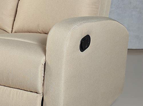 Kingway SF-1839-BEIGE-Loveseat Camila Sofas, 2seat, Beige
