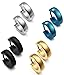 Jstyle Jewelry Stainless Steel Mens Womens Hoop Earrings Piercings Huggie 4 Pairs a Set