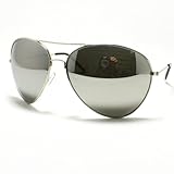 Super Oversized Aviator Sunglasses Unisex Fashion Big Mirror Lens