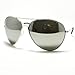 Super Oversized Aviator Sunglasses Unisex Fashion Big Mirror Lens