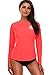 Taylover Women Rash Guard Swimsuit Rashguard Long Sleeve Swimsuit UV Swimwear Top