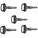 5 Keyman Replacement Heavy Construction Equipment Ignition Keys Made to fit Komatsu Dozer Excavator Loader