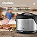 Gourmia Multifunction Electric 1-Hour Hot & Cold Smoker, Pressure Cooker, Slow Cooker and Steamer - 6.5 Qt - With Delay Timer & Removable Racks - 1300W - GPS650