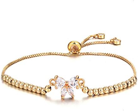 Rhinestone Bracelet Bangle Link, Women Silver/Gold Plated Crystal Bracelets, Fashion Teen Girl Bangle Bracelet - Bridal, Wedding, Prom, Party Wear, Pageant, Tennis Bracelet