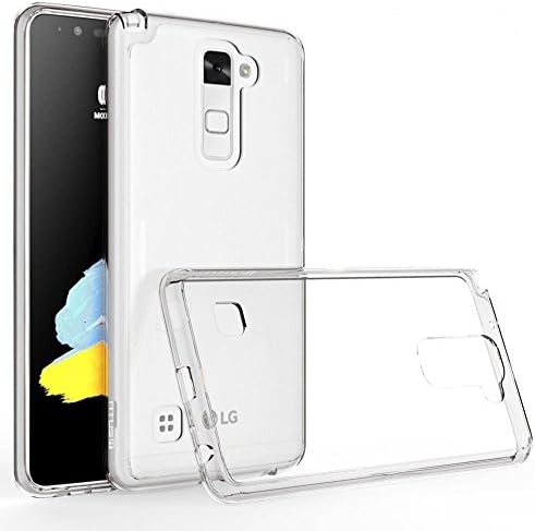 LG Stylo 2 Case, ATUS® [Ultimate Cushion] Clear back panel + Flex Shock-Absorption Bumper Case (Clear/ Clear)