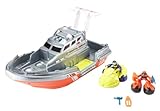 Matchbox Big Boots Sea Rescue Boat Vehicle Playset